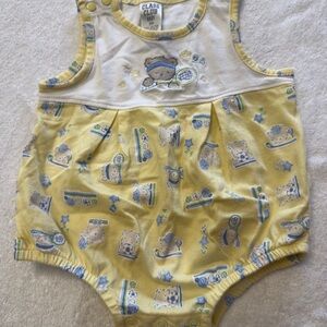 Class Club Yellow and White Baby Outfit